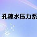 孔隙水压力系数（关于孔隙水压力系数简介）