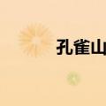 孔雀山庄（关于孔雀山庄简介）