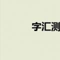 字汇测验（关于字汇测验简介）