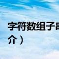 字符数组子串引用（关于字符数组子串引用简介）