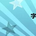 字指（关于字指简介）