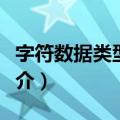 字符数据类型操作（关于字符数据类型操作简介）
