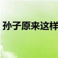 孙子原来这样说（关于孙子原来这样说简介）