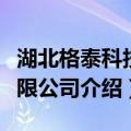 湖北格泰科技有限公司（关于湖北格泰科技有限公司介绍）