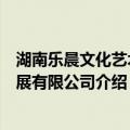 湖南乐晨文化艺术发展有限公司（关于湖南乐晨文化艺术发展有限公司介绍）