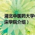 湖北中医药大学中医临床学院（关于湖北中医药大学中医临床学院介绍）