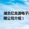 湖北亿龙源电子商务有限公司（关于湖北亿龙源电子商务有限公司介绍）