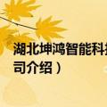 湖北坤鸿智能科技有限公司（关于湖北坤鸿智能科技有限公司介绍）
