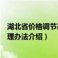 湖北省价格调节基金管理办法（关于湖北省价格调节基金管理办法介绍）