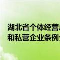 湖北省个体经营户和私营企业条例（关于湖北省个体经营户和私营企业条例介绍）