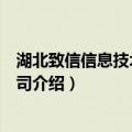 湖北致信信息技术有限公司（关于湖北致信信息技术有限公司介绍）