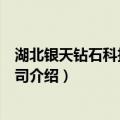 湖北银天钻石科技有限公司（关于湖北银天钻石科技有限公司介绍）