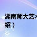 湖南师大艺术学院（关于湖南师大艺术学院介绍）