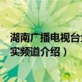 湖南广播电视台金鹰纪实频道（关于湖南广播电视台金鹰纪实频道介绍）