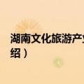 湖南文化旅游产业博览会（关于湖南文化旅游产业博览会介绍）