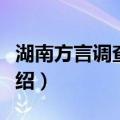 湖南方言调查报告（关于湖南方言调查报告介绍）