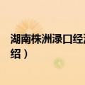 湖南株洲渌口经济开发区（关于湖南株洲渌口经济开发区介绍）