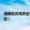 湖南柏灵筠茶业有限公司（关于湖南柏灵筠茶业有限公司介绍）
