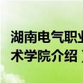 湖南电气职业技术学院（关于湖南电气职业技术学院介绍）