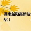 湖南益阳高新技术产业园（关于湖南益阳高新技术产业园介绍）