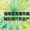 湖南省常德市鼎城区现代农业产业园（关于湖南省常德市鼎城区现代农业产业园介绍）