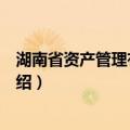 湖南省资产管理有限公司（关于湖南省资产管理有限公司介绍）