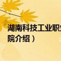 湖南科技工业职业技术学院（关于湖南科技工业职业技术学院介绍）