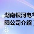湖南银河电气有限公司（关于湖南银河电气有限公司介绍）