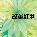 改革红利 英（关于改革红利 英简介）