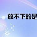 放不下的是你（关于放不下的是你简介）