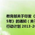 教育部关于印发《中央部委所属高等学校章程建设行动计划 2013-2015年》的通知（关于教育部关于印发《中央部委所属高等学校章程建设行动计划 2013-2015年》的通知简介）