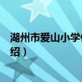 湖州市爱山小学仁皇分校（关于湖州市爱山小学仁皇分校介绍）