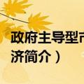 政府主导型市场经济（关于政府主导型市场经济简介）