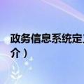 政务信息系统定义和范围（关于政务信息系统定义和范围简介）