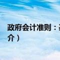 政府会计准则：基本准则（关于政府会计准则：基本准则简介）