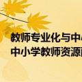 教师专业化与中小学教师资源配置研究（关于教师专业化与中小学教师资源配置研究简介）
