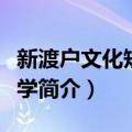新渡户文化短期大学（关于新渡户文化短期大学简介）