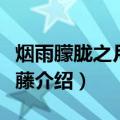 烟雨朦胧之月下枯藤（关于烟雨朦胧之月下枯藤介绍）