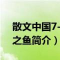散文中国7-漏网之鱼（关于散文中国7-漏网之鱼简介）