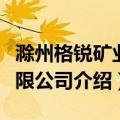 滁州格锐矿业有限公司（关于滁州格锐矿业有限公司介绍）