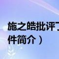 施之皓批评丁宁事件（关于施之皓批评丁宁事件简介）