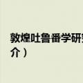 敦煌吐鲁番学研究论文集（关于敦煌吐鲁番学研究论文集简介）