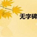无字碑歌（关于无字碑歌简介）