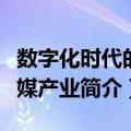 数字化时代的传媒产业（关于数字化时代的传媒产业简介）
