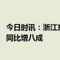 今日时讯：浙江东南亚线路持续升温 国内航司出入境航班量同比增八成