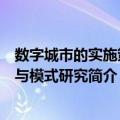 数字城市的实施策略与模式研究（关于数字城市的实施策略与模式研究简介）