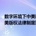 数字环境下中美版权法律制度比较研究（关于数字环境下中美版权法律制度比较研究简介）