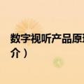 数字视听产品原理与维修（关于数字视听产品原理与维修简介）