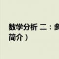 数学分析 二：多元微积分（关于数学分析 二：多元微积分简介）