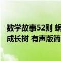 数学故事52则 蜗牛成长树 有声版（关于数学故事52则 蜗牛成长树 有声版简介）